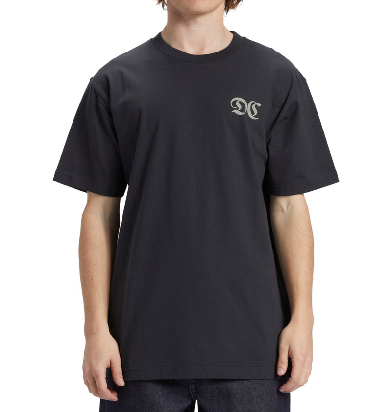 Load image into Gallery viewer, DC Men&#39;s The Issue Standard Fit T-Shirt Ebony ADYZT05368-KSD0
