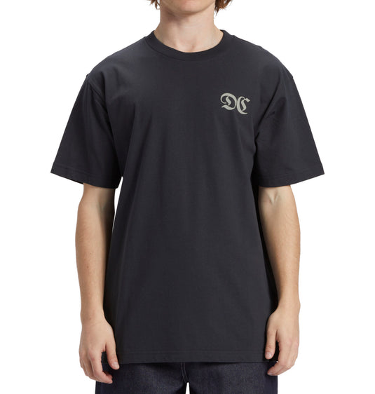 DC Men's The Issue Standard Fit T-Shirt Ebony ADYZT05368-KSD0