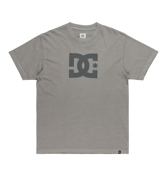 DC Men's Star Pigment Dye T-Shirt Moon Mist Enzyme Wash ADYZT05374_SMAW