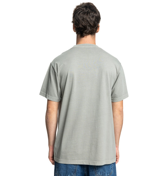 DC Men's Star Pigment Dye T-Shirt Moon Mist Enzyme Wash ADYZT05374_SMAW