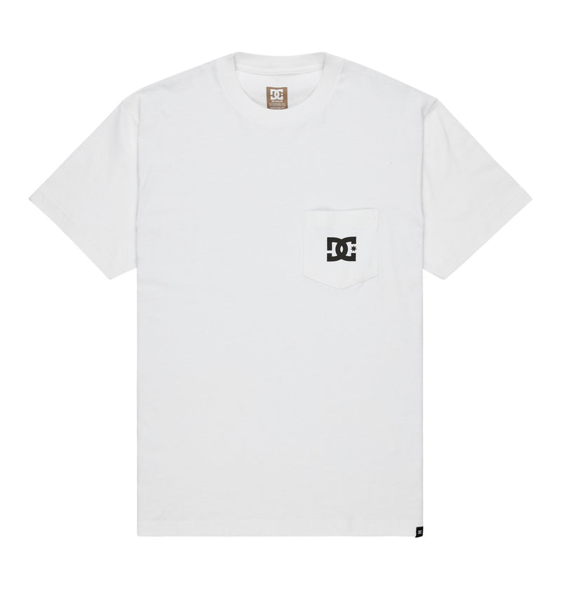 Load image into Gallery viewer, DC Men&#39;s Star Pocket T-Shirt White ADYZT05377-WBB0
