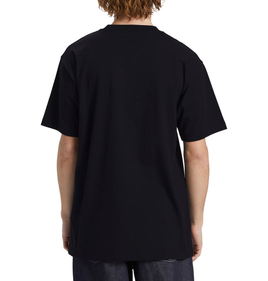 DC Men's Star Pocket Short Sleeve T-Shirt Black ADYZT05377_KVJ0