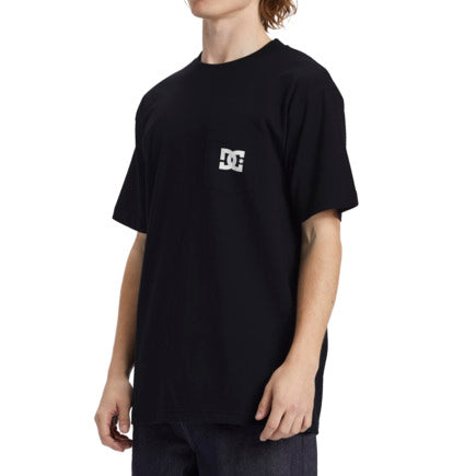 Load image into Gallery viewer, DC Men's Star Pocket T-Shirt Black ADYZT05377-KVJ0
