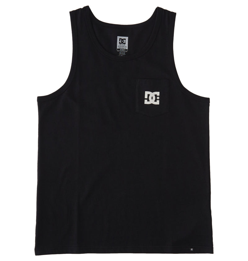 Load image into Gallery viewer, DC Men&#39;s Star Pocket Vest Top Black ADYZT05378_KVJ0
