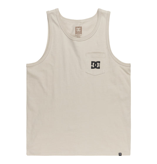 DC Men's Star Pocket Vest Top Pelican ADYZT05378_SGB0