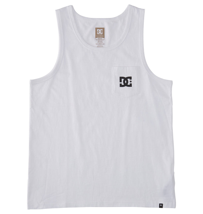 Load image into Gallery viewer, DC Men&#39;s Star Pocket Vest Top White ADYZT05378_WBB0
