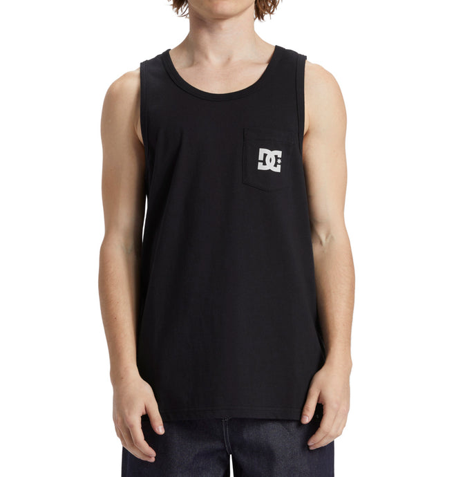 DC Men's Star Pocket Vest Top Black ADYZT05378_KVJ0