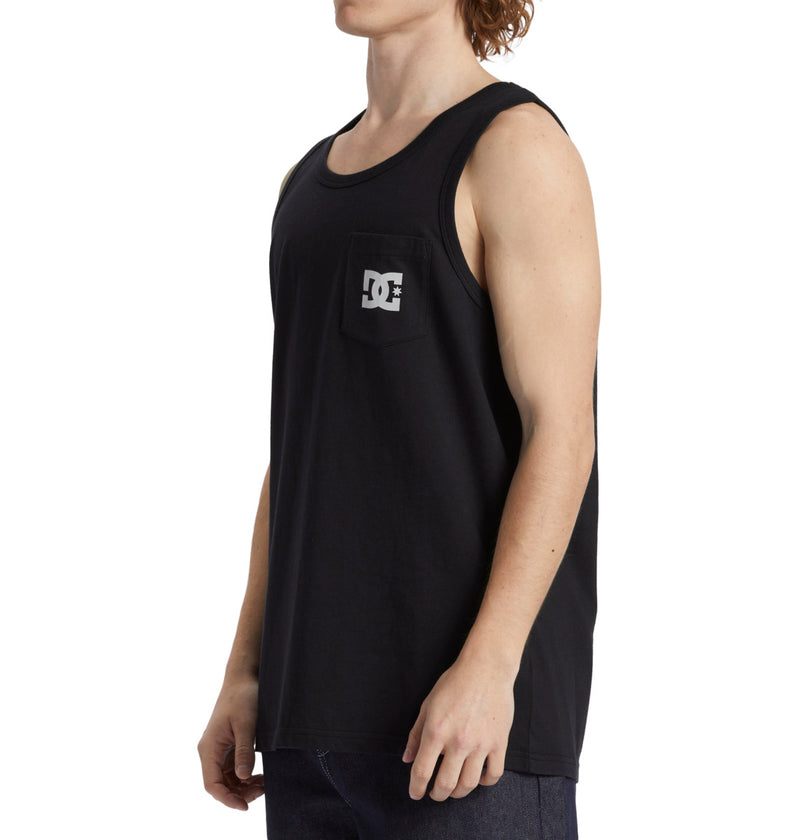 Load image into Gallery viewer, DC Men&#39;s Star Pocket Vest Top Black ADYZT05378_KVJ0
