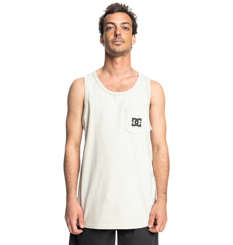 Load image into Gallery viewer, DC Men&#39;s Star Pocket Vest Top Pelican ADYZT05378_SGB0
