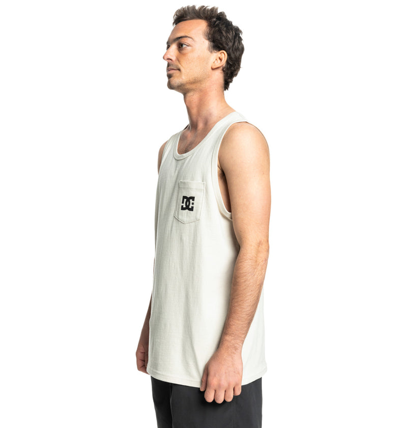 Load image into Gallery viewer, DC Men&#39;s Star Pocket Vest Top Pelican ADYZT05378_SGB0
