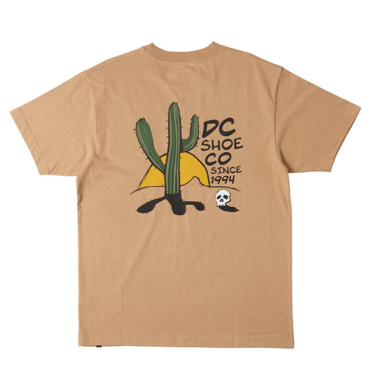 DC Men's Cactus Neck T-Shirt Incense ADYZT05392-CJZ0