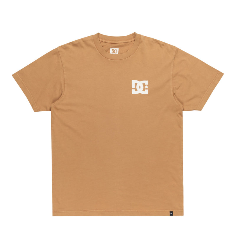 Load image into Gallery viewer, DC Men&#39;s Line Up T-Shirt Medal Bronze Acid Wash ADYZT05446_CMVW

