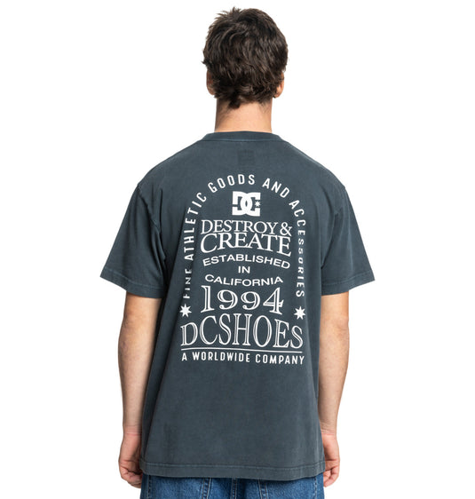 DC Men's Line Up T-Shirt Black Acid ADYZT05446_BAC
