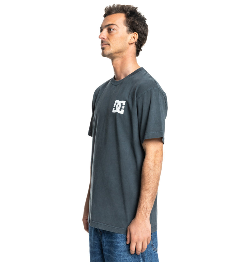 Load image into Gallery viewer, DC Men&#39;s Line Up T-Shirt Black Acid ADYZT05446_BAC
