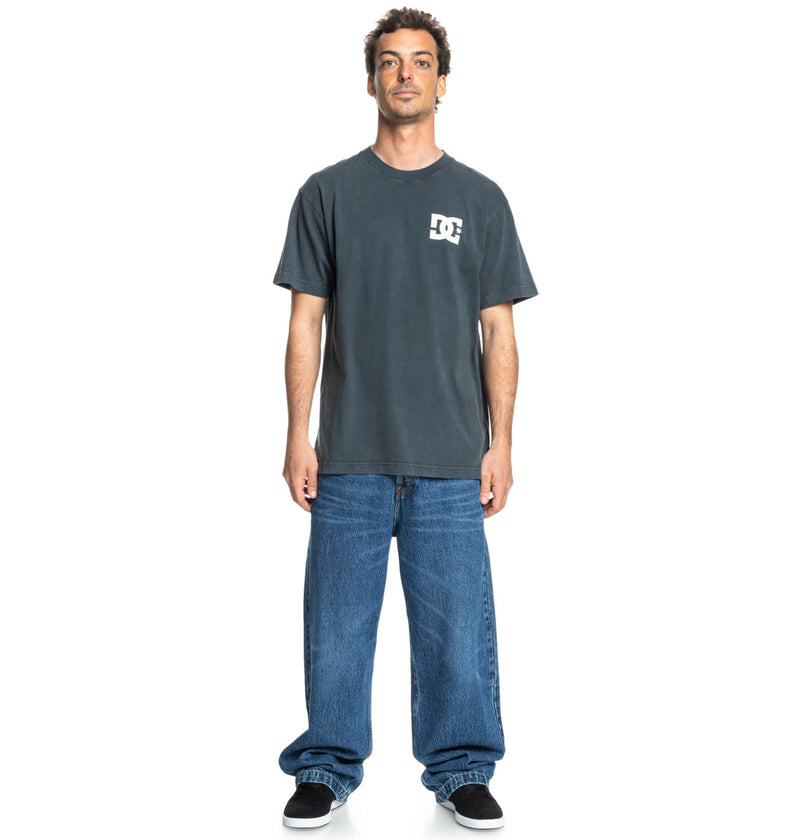 Load image into Gallery viewer, DC Men&#39;s Line Up T-Shirt Black Acid ADYZT05446_BAC
