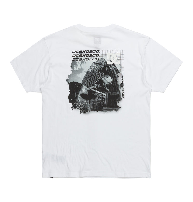 Load image into Gallery viewer, DC Men&#39;s Whereabouts T-Shirt White ADYZT05456_WBB0

