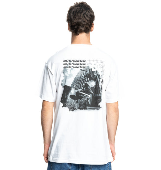 DC Men's Whereabouts T-Shirt White ADYZT05456_WBB0