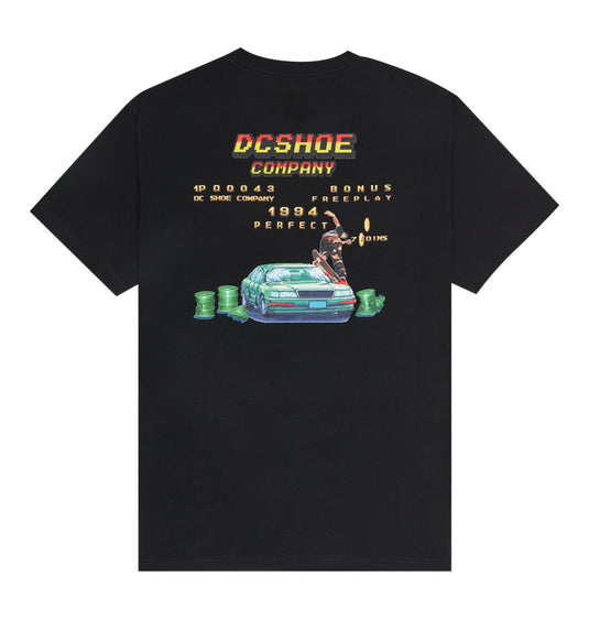 DC Men's Two Bit T-Shirt Black ADYZT05457-KVJ0