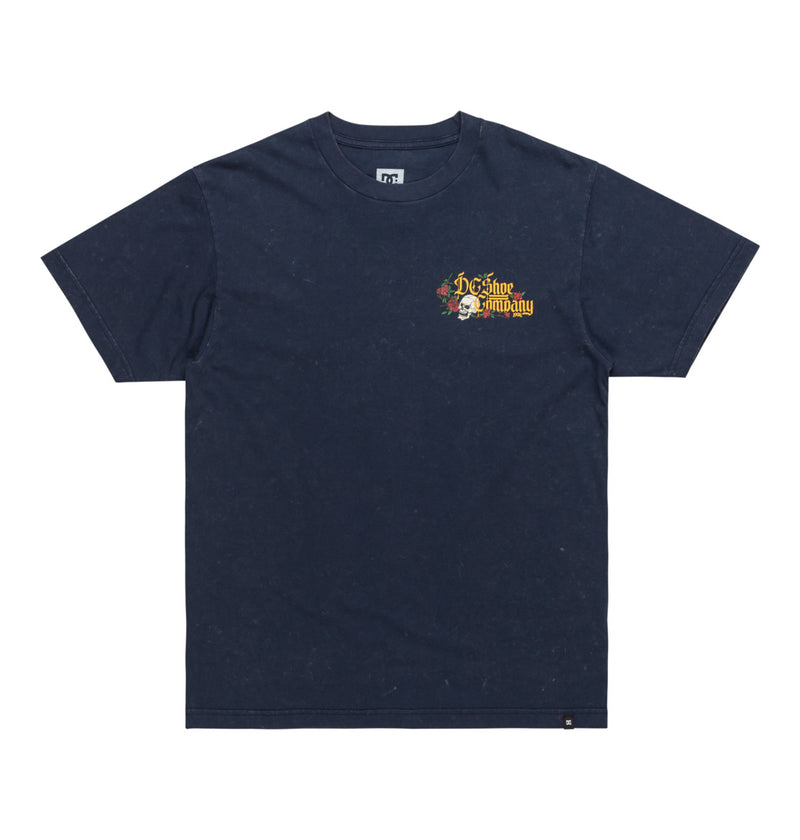 Load image into Gallery viewer, DC Men&#39;s Standoff T-Shirt Dress Blues Rain Wash ADYZT05460_BTKW
