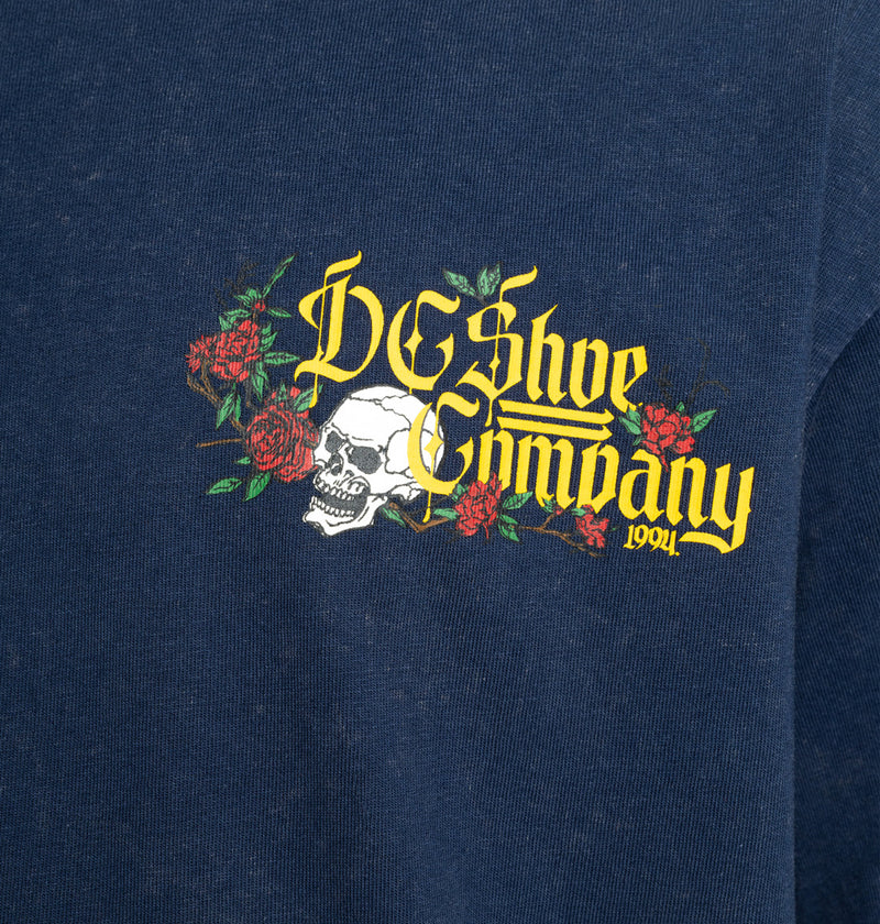 Load image into Gallery viewer, DC Men&#39;s Standoff T-Shirt Dress Blues Rain Wash ADYZT05460_BTKW
