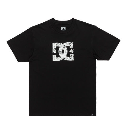 DC Men's Star Skully T-Shirt Black ADYZT05461_KVJ0