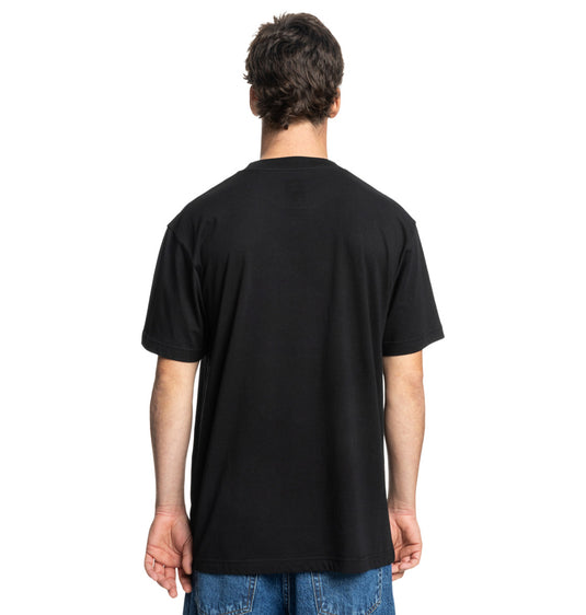 DC Men's Star Skully T-Shirt Black ADYZT05461_KVJ0