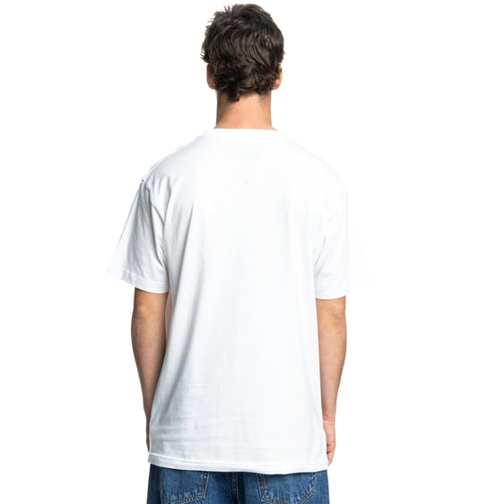 DC Men's Star Skully T-Shirt White ADYZT05461_WBB0
