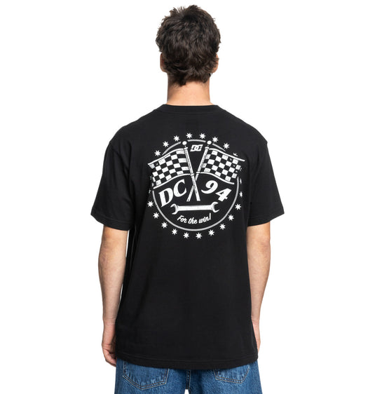 DC Men's For The Win Short Sleeves T-Shirt Black ADYZT05467-KVJ0