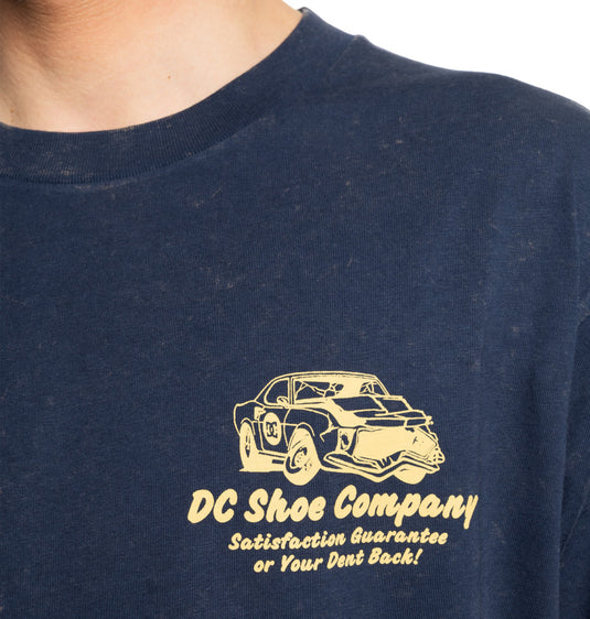 DC Men's Fix Up Short Sleeves T-Shirt Dress Blues Rain Wash ADYZT05470_BTKW