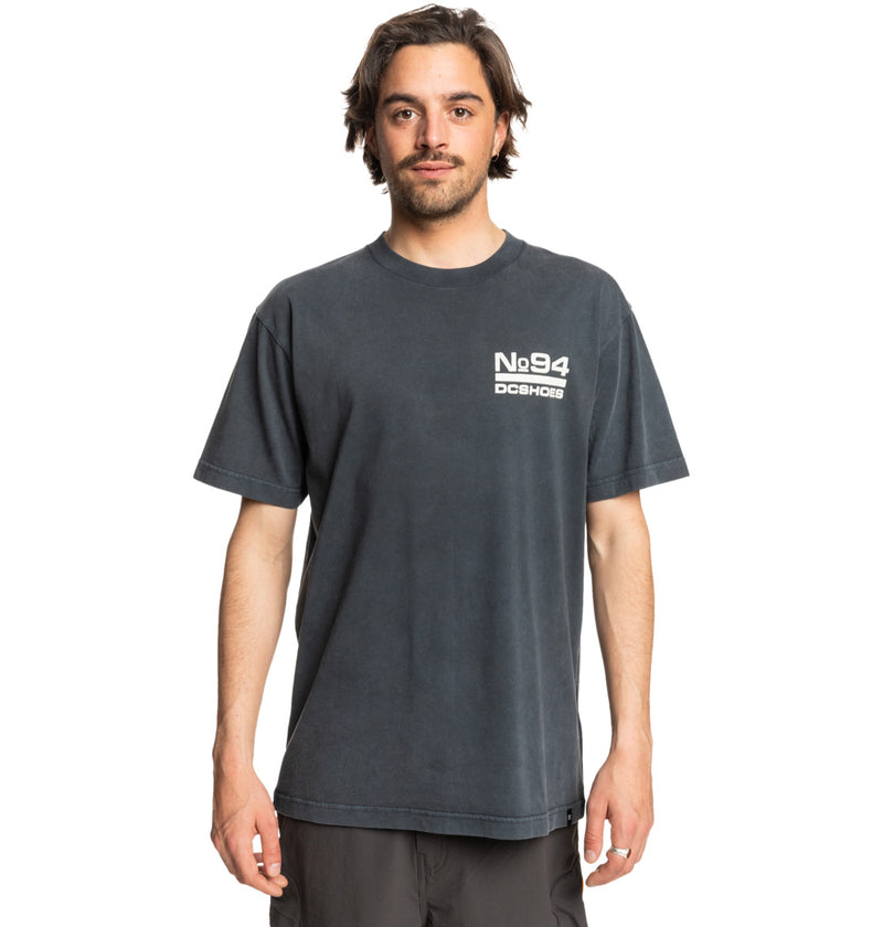 Load image into Gallery viewer, DC Men&#39;s Off Course T-Shirt Black Acid ADYZT05473-BAC
