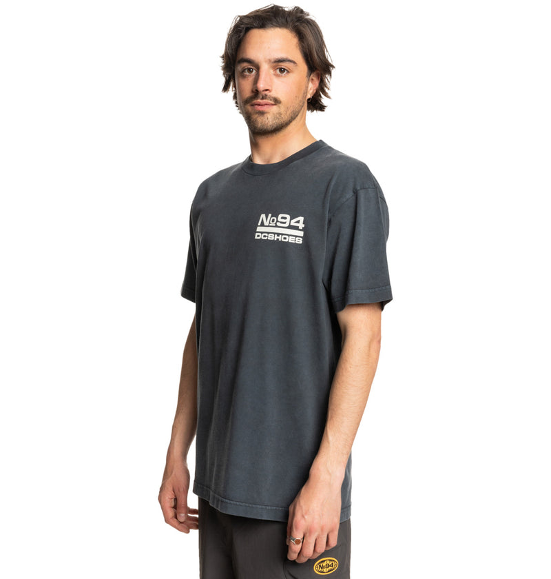Load image into Gallery viewer, DC Men&#39;s Off Course T-Shirt Black Acid ADYZT05473-BAC

