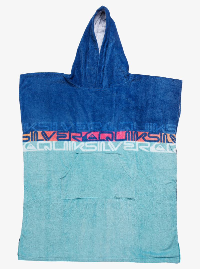 Load image into Gallery viewer, Quiksilver Kid&#39;s Hoody Beach Towel Monaco Blue AQBAA03033-BYC0
