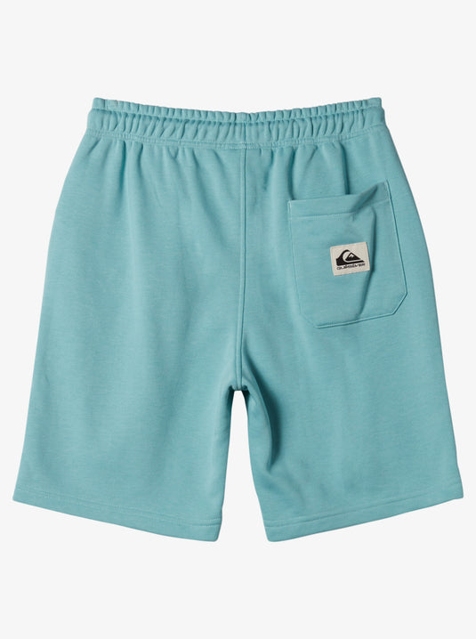 Quiksilver Kid's Easy Day Sweat Regular Straight Fit Shorts Marine Blue AQBFB03011-BHA0