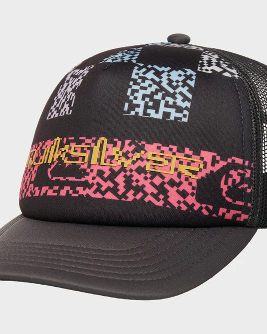 Quiksilver Kids' Classic Foam Trucker Cap Dark Navy Next Gen AQBHA03593-KTP6