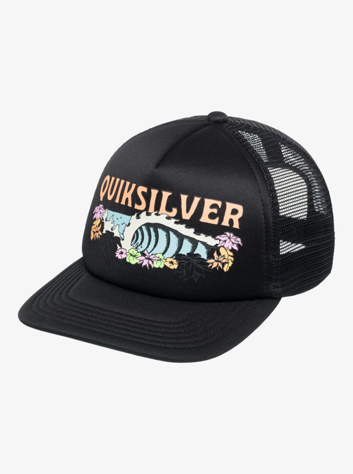 Quiksilver Kids' Solar Eye Trucker Cap Black/Black AQBHA03601_XKKK