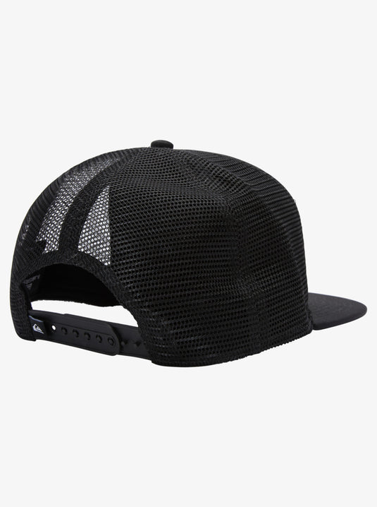 Quiksilver Kid's Classic Foam M&W Trucker Hat Black AQBHA03607-KVJ0