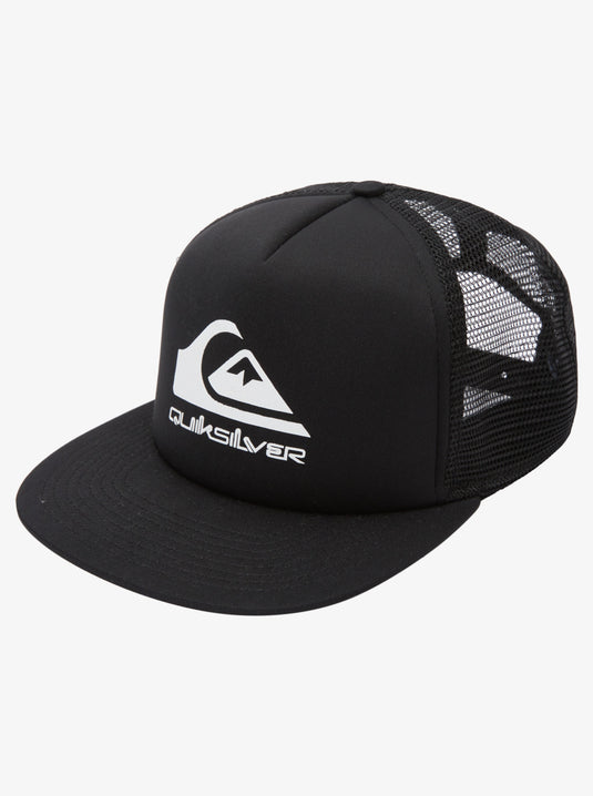 Quiksilver Kid's Classic Foam M&W Trucker Hat Black AQBHA03607-KVJ0