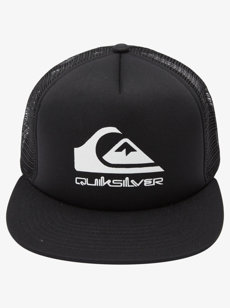 Load image into Gallery viewer, Quiksilver Kid's Classic Foam M&amp;W Trucker Hat Black AQBHA03607-KVJ0
