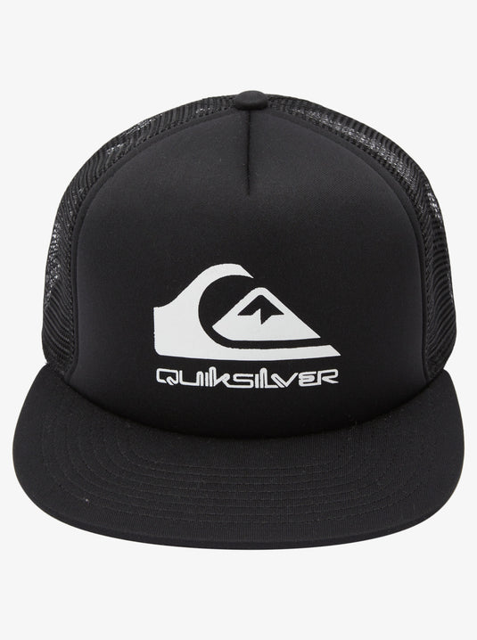 Quiksilver Kid's Classic Foam M&W Trucker Hat Black AQBHA03607-KVJ0