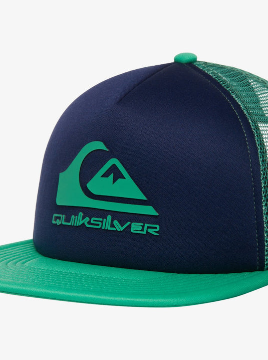Quiksilver Kid's Classic Foam M&W Trucker Hat Leprechaun AQBHA03607-GNZ0