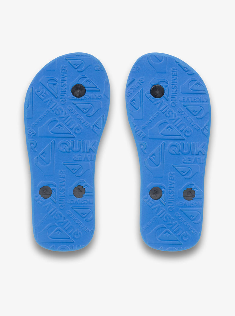 Load image into Gallery viewer, Quiksilver Kids&#39; Java Wordmark Flip Flops Blue AQBL100260-BYJ1
