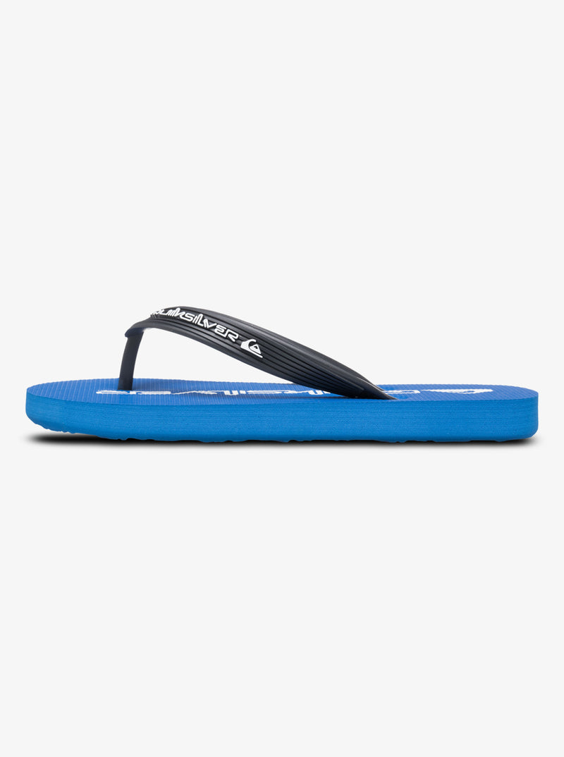 Load image into Gallery viewer, Quiksilver Kids&#39; Java Wordmark Flip Flops Blue AQBL100260-BYJ1
