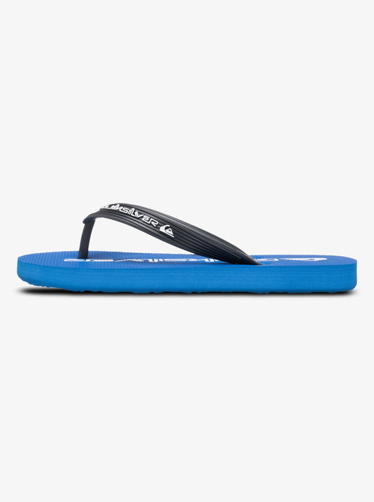 Quiksilver Kids' Java Wordmark Flip Flops Blue AQBL100260-BYJ1