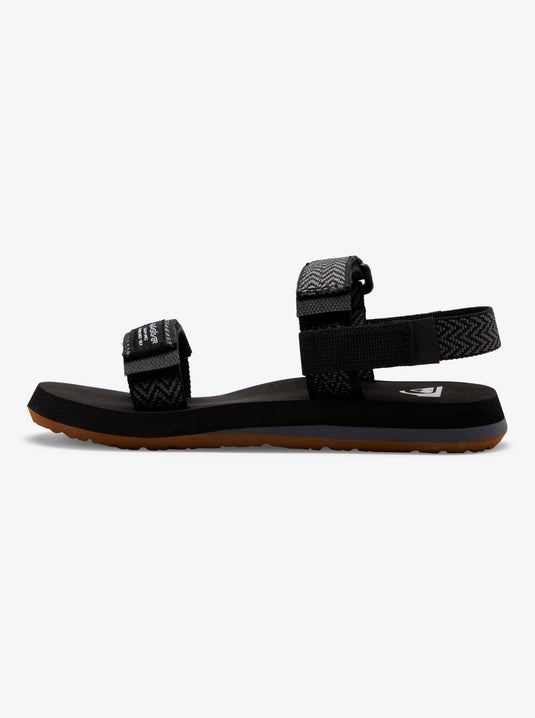 Quiksilver Kids' Monkey Caged Sandals Black/Grey/Black AQBL100337_XKSK