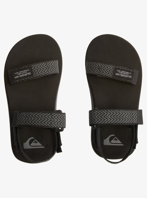 Quiksilver Kids' Monkey Caged Sandals Black/Grey/Black AQBL100337_XKSK