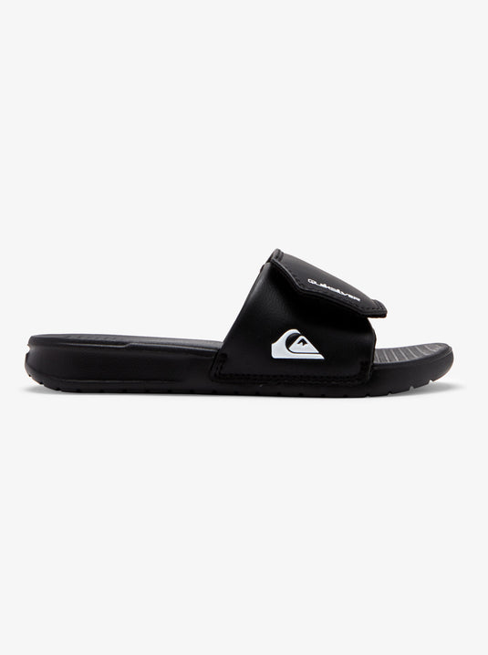 Quiksilver Kids' Bright Coast Sliders Black/White/Black AQBL100468-XKWK