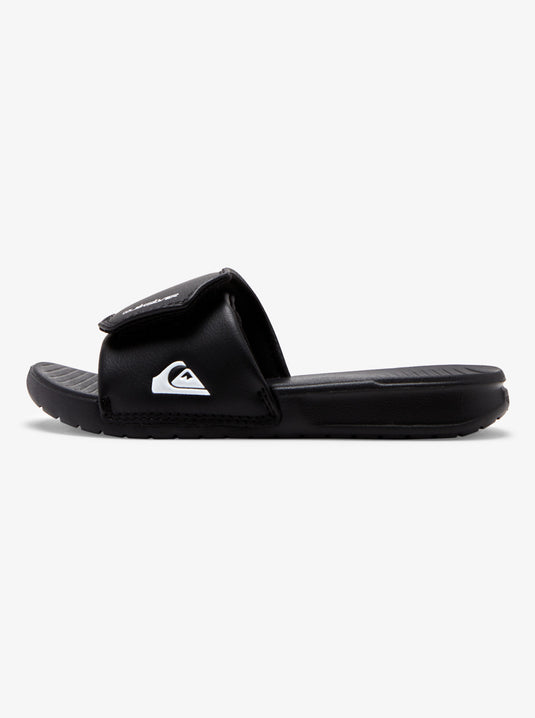 Quiksilver Kids' Bright Coast Sliders Black/White/Black AQBL100468-XKWK