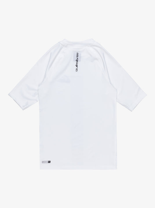 Quiksilver Kids' Everyday Short Sleeve UPF 50 Surf T-Shirt (8-14 Years) White AQBWR03064-XBB0