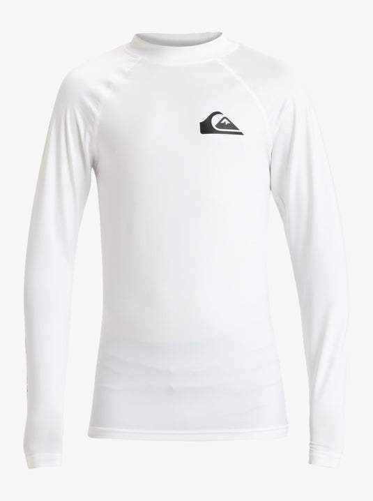 Quiksilver Kids' Everyday LS UPF 50 Surf T-Shirt (8-16 Years) White AQBWR03065-WBB0