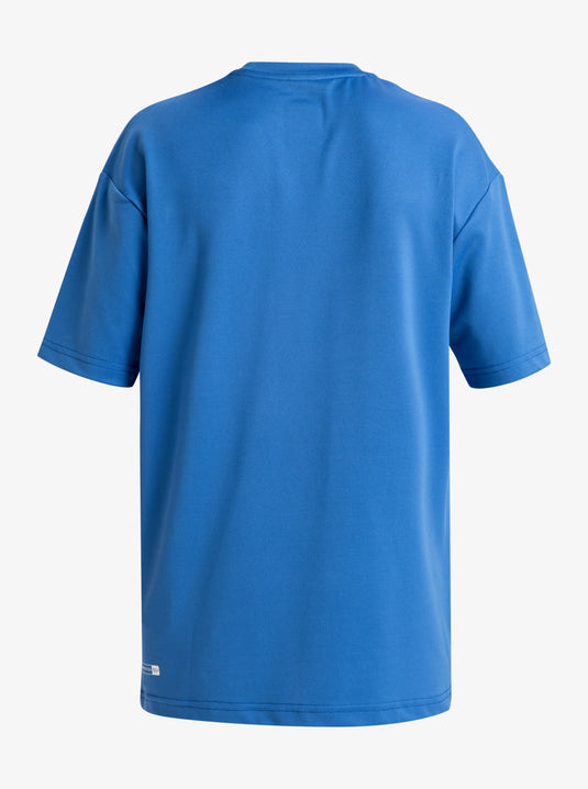 Quiksilver Kid's Everyday Surf Short Sleeve UPF 50 Surf T-Shirt (8-16 Years) Nebulas Blue AQBWR03067-BQV0